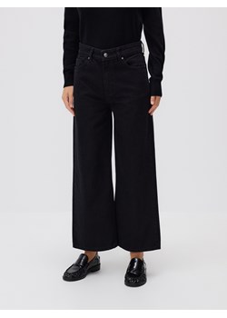 Reserved - Jeansy culotte - czarny ze sklepu Reserved w kategorii Jeansy damskie - zdjęcie 187633218