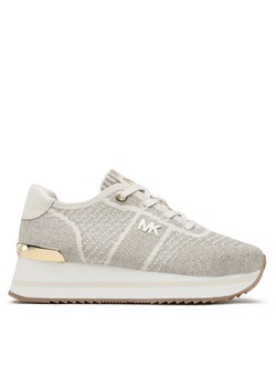 Sneakersy MICHAEL Michael Kors Monique Knit Trainer 43F3MQFSAM Szary ze sklepu eobuwie.pl w kategorii Buty sportowe damskie - zdjęcie 187633349