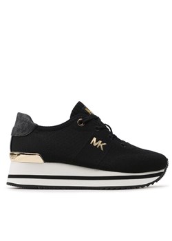 Sneakersy MICHAEL Michael Kors Monique Knit Trainer 43F1MQFSBD Czarny ze sklepu eobuwie.pl w kategorii Buty sportowe damskie - zdjęcie 187633356