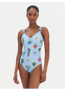 Seafolly Strój kąpielowy Playa Bonita 11098DD287 Błękitny ze sklepu MODIVO w kategorii Stroje kąpielowe - zdjęcie 187633527