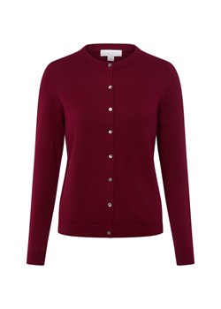 brookshire Kardigan damski Kobiety Bawełna bordowy jednolity ze sklepu vangraaf w kategorii Swetry damskie - zdjęcie 187633795