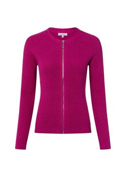 Lund Kardigan damski Kobiety Bawełna malinowy jednolity ze sklepu vangraaf w kategorii Swetry damskie - zdjęcie 187633805