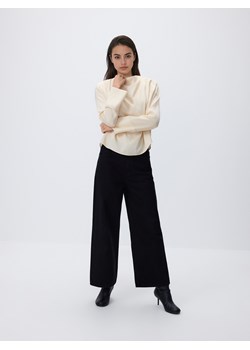 Reserved - Jeansy culotte - czarny ze sklepu Reserved w kategorii Jeansy damskie - zdjęcie 187634077