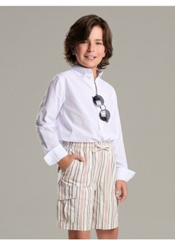 Sinsay - Baweniane szorty w paski - wielobarwny ze sklepu Sinsay w kategorii Spodenki dziewczęce - zdjęcie 187634539