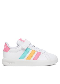 Sneakersy adidas Grand Court 3.0 El C KI6503 Biały ze sklepu eobuwie.pl w kategorii Buty sportowe dziecięce - zdjęcie 187635245
