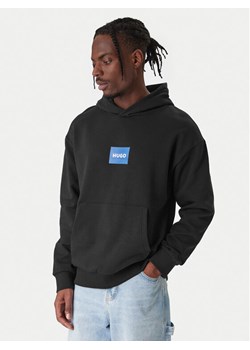 HUGO Bluza Nayohood 50556613 Czarny Regular Fit ze sklepu MODIVO w kategorii Bluzy męskie - zdjęcie 187635389