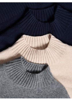 Reserved - Wełniany sweter - szary ze sklepu Reserved w kategorii Swetry damskie - zdjęcie 187635767