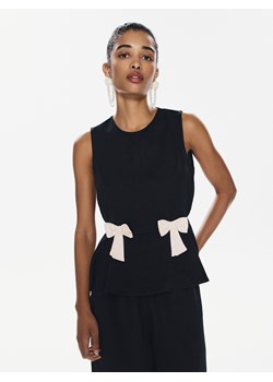 Reserved - Bluzka z kokardkami - czarny ze sklepu Reserved w kategorii Bluzki damskie - zdjęcie 187635789