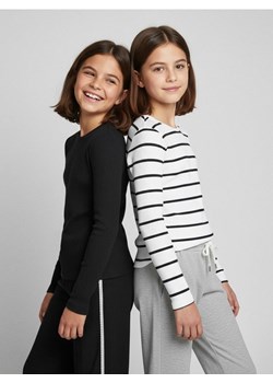 Sinsay - Bawełniane koszulki z długim rękawem 2 pack - wielobarwny ze sklepu Sinsay w kategorii Bluzki dziewczęce - zdjęcie 187636856