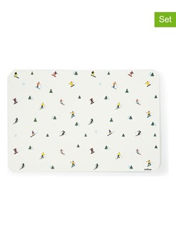 Trendy Kitchen by EXCÉLSA Podkładki stołowe (6 szt.) &quot;Cortina&quot; w kolorze białym - 43 x 28,5 cm ze sklepu Limango Polska w kategorii Podkładki na stół - zdjęcie 187636875