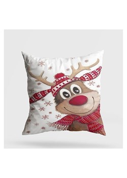 Colorful Cotton Poduszka w kolorze biało-czerwonym ze sklepu Limango Polska w kategorii Poduszki dekoracyjne - zdjęcie 187636886