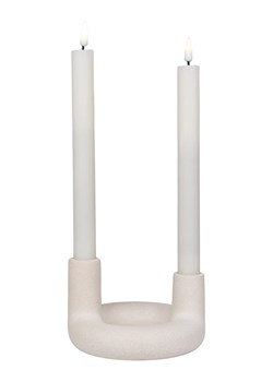 House Nordic Świecznik w kolorze beżowym - 13 x 8,5 cm ze sklepu Limango Polska w kategorii Świeczniki - zdjęcie 187636969