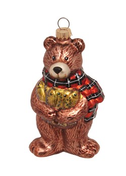 Krebs Glas Lauscha Ozdoba choinkowa w kolorze brązowym - wys. 12 cm ze sklepu Limango Polska w kategorii Dekoracje bożonarodzeniowe - zdjęcie 187637457