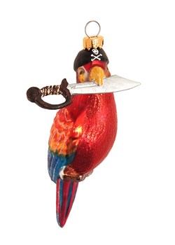 Krebs Glas Lauscha Ozdoba choinkowa w kolorze czerwonym - wys. 13 cm ze sklepu Limango Polska w kategorii Dekoracje bożonarodzeniowe - zdjęcie 187637458