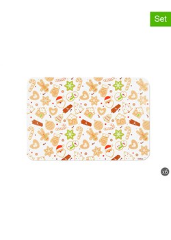 Trendy Kitchen by EXCÉLSA Podkładki stołowe (6 szt.) w kolorze jasnobrązowym - 43,5 x 29 cm ze sklepu Limango Polska w kategorii Podkładki na stół - zdjęcie 187637477