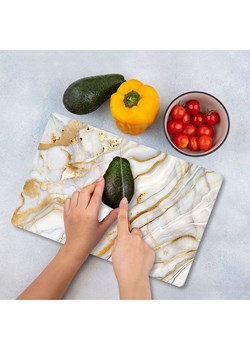 Violeta Home Deska w kolorze złoto-białym do krojenia - 30 x 20 cm ze sklepu Limango Polska w kategorii Deski - zdjęcie 187637498