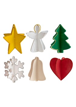 SUNNYSUE Zawieszki świąteczne (24 szt.) w kolorze beżowym ze sklepu Limango Polska w kategorii Zabawki - zdjęcie 187637537