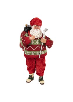 Clayre &amp; Eef Figurka dekoracyjna w kolorze czerwonym - wys. 28 cm ze sklepu Limango Polska w kategorii Dekoracje - zdjęcie 187637616