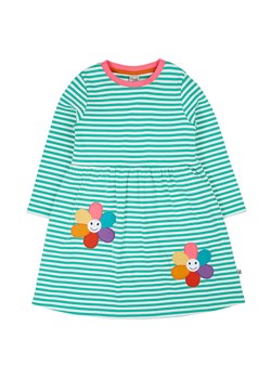 Frugi Sukienka &quot;Tammy&quot; w kolorze zielono-białym ze sklepu Limango Polska w kategorii Sukienki dziewczęce - zdjęcie 187638215
