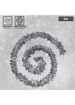 WellHome Girlanda w kolorze srebrnym - dł. 200 cm ze sklepu Limango Polska w kategorii Dekoracje - zdjęcie 187638287