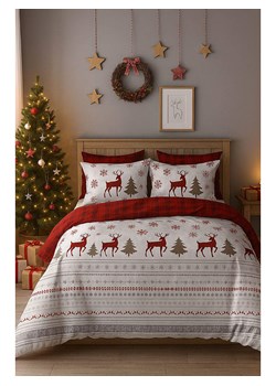 Elizabed Komplet pościeli w kolorze biało-czerwono-szarym ze sklepu Limango Polska w kategorii Pościele - zdjęcie 187639465