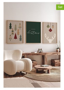 ABERTO DESIGN Druki artystyczne (3 szt.) w ramce ze sklepu Limango Polska w kategorii Obrazy - zdjęcie 187639655