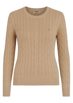 U.S. Polo Assn. Sweter w kolorze beżowym ze sklepu Limango Polska w kategorii Swetry damskie - zdjęcie 187639865