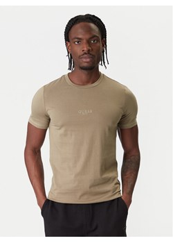 Guess Jeans T-Shirt M2YI72 I3Z14 Khaki Regular Fit ze sklepu MODIVO w kategorii T-shirty męskie - zdjęcie 187641728