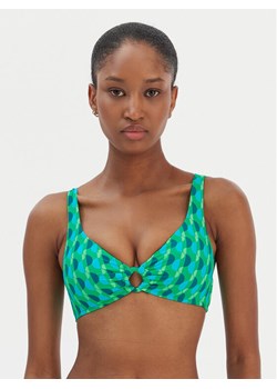 Seafolly Góra od bikini Sorrento 31467-277 Zielony ze sklepu MODIVO w kategorii Stroje kąpielowe - zdjęcie 187641769