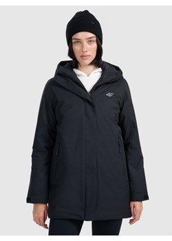 Damska parka zimowa 4F FRAW25TTJAF1027 - czarna ze sklepu Sportstylestory.com w kategorii Kurtki damskie - zdjęcie 187642119