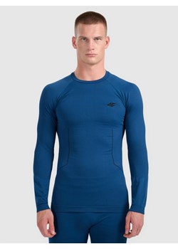 Męska bielizna termoaktywna (góra) 4F 4FWAW25USEAM233 - granatowa ze sklepu Sportstylestory.com w kategorii Bielizna termoaktywna męska - zdjęcie 187642196