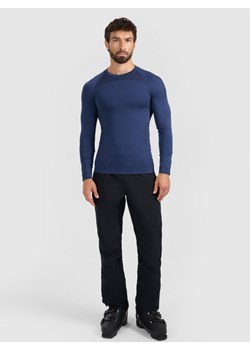 Męska bielizna termoaktywna (góra) 4F 4FWAW25USEAM237 - granatowa ze sklepu Sportstylestory.com w kategorii Bielizna termoaktywna męska - zdjęcie 187642276