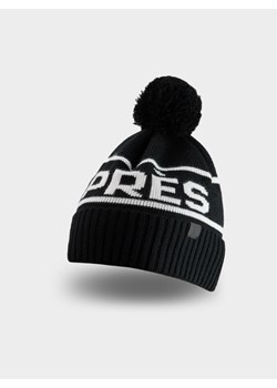 Damska czapka zimowa 4F 4FRAW25ACAPF0727 - czarna ze sklepu Sportstylestory.com w kategorii Czapki zimowe damskie - zdjęcie 187642297