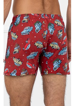 Świąteczne bokserki męskie Retro Bis, Kolor czerwony-wzór, Rozmiar S, Italian Fashion ze sklepu Primodo w kategorii Majtki męskie - zdjęcie 187642459