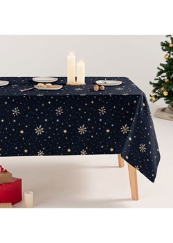 GAMUSI Obrus &quot;Snerry&quot; w kolorze granatowo-złotym ze sklepu Limango Polska w kategorii Obrusy i bieżniki - zdjęcie 187642617