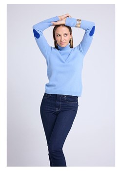 Maison Héritage Cashmere Kaszmirowy golf w kolorze błękitnym ze sklepu Limango Polska w kategorii Swetry damskie - zdjęcie 187642629