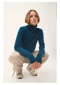 Just Cashmere Kaszmirowy golf &quot;June&quot; w kolorze granatowym ze sklepu Limango Polska w kategorii Swetry damskie - zdjęcie 187642645