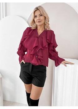 koszula celloni bordowa one size ze sklepu UBRA w kategorii Koszule damskie - zdjęcie 187642866