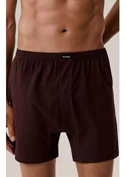 2-pack bokserki męskie luźne 2MBX-054-WIN/KHA, Kolor burgund-khaki, Rozmiar L, ATLANTIC ze sklepu Intymna w kategorii Majtki męskie - zdjęcie 187642919