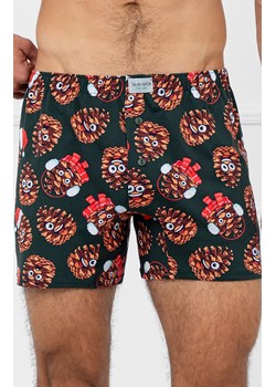 Świąteczne bokserki męskie Cono BIS, Kolor zielony-wzór, Rozmiar M, Italian Fashion ze sklepu Intymna w kategorii Majtki męskie - zdjęcie 187642929