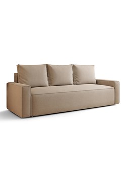 Ciemnobeżowa sofa rozkładana C9-Z31 ze sklepu Edinos.pl w kategorii Sofy i kanapy - zdjęcie 187643017