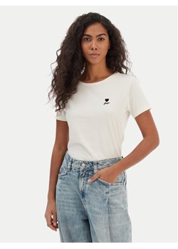 BOSS T-Shirt Elove 50556994 Beżowy Regular Fit ze sklepu MODIVO w kategorii Bluzki damskie - zdjęcie 187643277