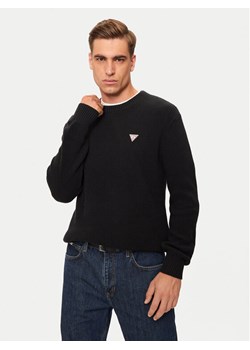 Guess Jeans Sweter M4BR30 Z3HM1 Czarny Regular Fit ze sklepu MODIVO w kategorii Swetry męskie - zdjęcie 187643307