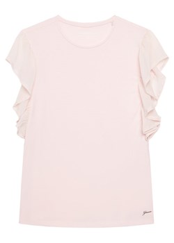 Guess Bluzka J6RI14 K6YW4 Różowy Regular Fit ze sklepu MODIVO w kategorii Bluzki dziewczęce - zdjęcie 187643308