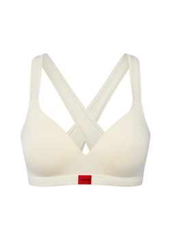 HUGO Bralette damska Kobiety Sztuczne włókno écru jednolity ze sklepu vangraaf w kategorii Biustonosze - zdjęcie 187643626