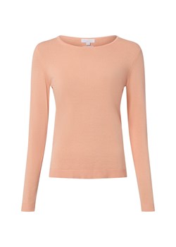 brookshire Damska dzianinowa koszulka z długim rękawem Kobiety Bawełna morelowy jednolity ze sklepu vangraaf w kategorii Bluzki damskie - zdjęcie 187643637
