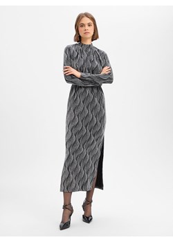 Y.A.S Damska sukienka wieczorowa - YASYen Kobiety czarny wzorzysty ze sklepu vangraaf w kategorii Sukienki - zdjęcie 187643686