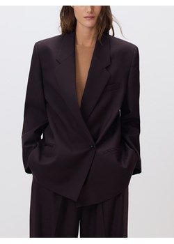 Reserved - Marynarka z wełną - bordowy ze sklepu Reserved w kategorii Marynarki damskie - zdjęcie 187643756