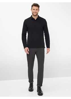 BRAX Chino - Chuck Mężczyźni Bawełna czarny wzorzysty ze sklepu vangraaf w kategorii Spodnie męskie - zdjęcie 187644696