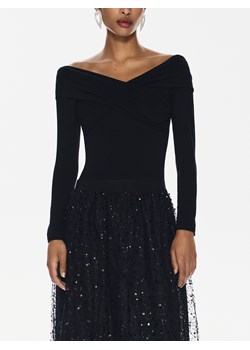 Reserved - Body z odkrytymi ramionami - czarny ze sklepu Reserved w kategorii Body damskie - zdjęcie 187644836